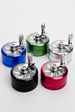 Load image into Gallery viewer, 3 parts infyniti aluminium herb grinder with handle_0
