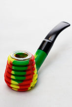 Load image into Gallery viewer, Sherlock Silicone pipe in display with glass bowl-WP134_2
