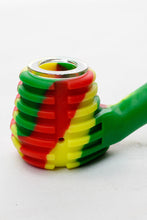 Load image into Gallery viewer, Sherlock Silicone pipe in display with glass bowl-WP134_6
