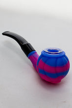 Load image into Gallery viewer, Sherlock Silicone pipe in display with glass bowl-WP139_3
