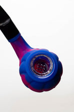 Load image into Gallery viewer, Sherlock Silicone pipe in display with glass bowl-WP139_4
