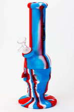 Load image into Gallery viewer, 11&quot; Genie skull multi colored detachable silicone water bong_8
