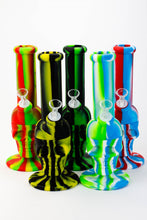 Load image into Gallery viewer, 11&quot; Genie skull multi colored detachable silicone water bong_0
