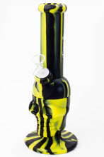 Load image into Gallery viewer, 11&quot; Genie skull multi colored detachable silicone water bong_4
