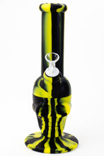 Load image into Gallery viewer, 11&quot; Genie skull multi colored detachable silicone water bong_1
