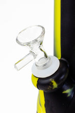 Load image into Gallery viewer, 11&quot; Genie skull multi colored detachable silicone water bong_2
