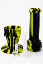 Load image into Gallery viewer, 11&quot; Genie skull multi colored detachable silicone water bong_3
