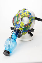 Load image into Gallery viewer, Full face graphic Silicone Gas Mask with acrylic bong_1
