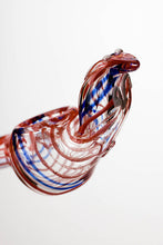 Load image into Gallery viewer, Cobra shape glass small hand pipe_4
