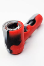 Load image into Gallery viewer, Multi colored Silicone hand pipe with glass bowl and tube_1
