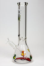 Load image into Gallery viewer, 13.5&quot; Cartoon 7 mm glass water beaker bong_7
