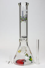 Load image into Gallery viewer, 13.5&quot; Cartoon 7 mm glass water beaker bong_2
