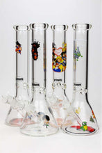 Load image into Gallery viewer, 13.5&quot; Cartoon 7 mm glass water beaker bong_0
