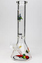 Load image into Gallery viewer, 13.5&quot; Cartoon 7 mm glass water beaker bong_3
