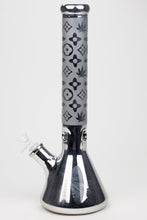 Load image into Gallery viewer, 16&quot; Luxury pattern 7 mm metallic beaker bong_7
