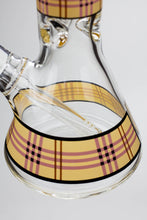 Load image into Gallery viewer, 17.5&quot; Check pattern 9 mm glass beaker bong_1
