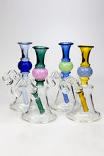 Load image into Gallery viewer, 7&quot; Genie hand bell fixed stem dab rig_0
