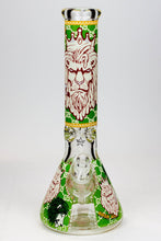 Load image into Gallery viewer, 14&quot; Hash King Glow in the dark 9 mm glass bong_11
