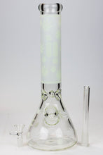 Load image into Gallery viewer, 14&quot; Infyniti Leaf Glow in the dark 7 mm glass bong_7
