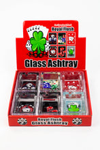 Load image into Gallery viewer, Rectangle glass ashtray Box of 6_9
