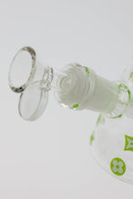 Load image into Gallery viewer, 7.5&quot; Luxury Pattern glow in the dark beaker glass water bong_10
