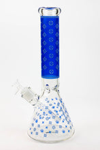 Load image into Gallery viewer, 14&quot; Luxury Patten Glow in the dark 7 mm glass bong [A24]_13
