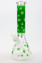 Load image into Gallery viewer, 14&quot; Leaf Glow in the dark 7 mm glass bong [A52]_7
