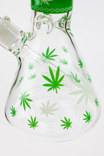 Load image into Gallery viewer, 14&quot; Leaf Glow in the dark 7 mm glass bong [A52]_4
