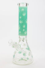 Load image into Gallery viewer, 14&quot; Leaf Glow in the dark 7 mm glass bong [A52]_11
