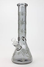 Load image into Gallery viewer, 14&quot; XTREME Glass / 7 mm / Leaf Electroplated Glass beaker Bong_6
