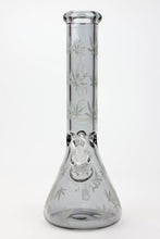 Load image into Gallery viewer, 14&quot; XTREME Glass / 7 mm / Leaf Electroplated Glass beaker Bong_2
