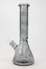 Load image into Gallery viewer, 14&quot; XTREME Glass / 7 mm / Leaf Electroplated Glass beaker Bong_3
