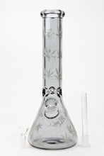 Load image into Gallery viewer, 14&quot; XTREME Glass / 7 mm / Leaf Electroplated Glass beaker Bong_1

