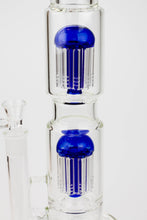 Load image into Gallery viewer, 18.5&quot; AQUA Glass Dual Tree arm / 7mm /glass water bong_8
