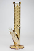 Load image into Gallery viewer, 14&quot; Luxury Logo 7 mm classic Electroplated Straight Tube Bong_5
