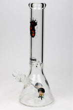 Load image into Gallery viewer, 13.5&quot; Cartoon 7 mm glass water beaker bong_6
