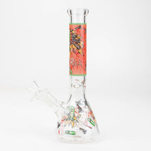 Load image into Gallery viewer, 10&quot; RM decal Glow in the dark glass water bong_1
