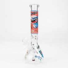 Load image into Gallery viewer, 10&quot; RM decal Glow in the dark glass water bong_7

