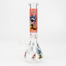 Load image into Gallery viewer, 10&quot; RM decal Glow in the dark glass water bong_8
