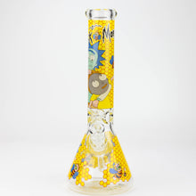 Load image into Gallery viewer, 14&quot; RM decal 7 mm glass water bong_3
