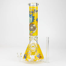 Load image into Gallery viewer, 14&quot; RM decal 7 mm glass water bong_8
