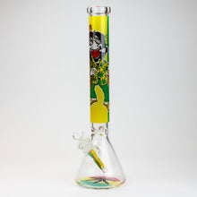 Load image into Gallery viewer, 17.5&quot; Rasta Man / 7 mm / classic beaker glass bong_4
