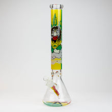 Load image into Gallery viewer, 17.5&quot; Rasta Man / 7 mm / classic beaker glass bong_5
