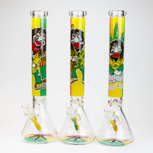 Load image into Gallery viewer, 17.5&quot; Rasta Man / 7 mm / classic beaker glass bong_0
