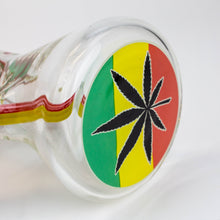 Load image into Gallery viewer, 17.5&quot; Rasta Man / 7 mm / classic beaker glass bong_1
