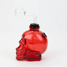 Load image into Gallery viewer, Soft Glass Skull oil bong_6
