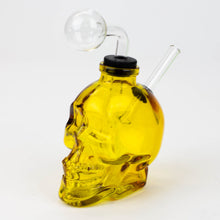 Load image into Gallery viewer, Soft Glass Skull oil bong_3
