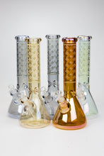 Load image into Gallery viewer, 14&quot; Luxury Logo 7 mm classic Electroplated Glass beaker Bong n_0
