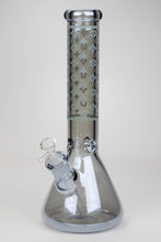 Load image into Gallery viewer, 14&quot; Luxury Logo 7 mm classic Electroplated Glass beaker Bong n_5
