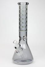 Load image into Gallery viewer, 14&quot; Luxury Logo 7 mm classic Electroplated Glass beaker Bong n_6
